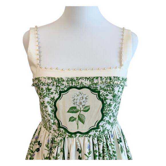 Agua by Agua Bendita Barbara floral cotton midi dress - Picture 7 of 10